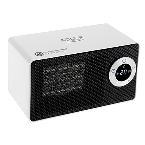 Keramický ventilátor Adler s LCD displejom